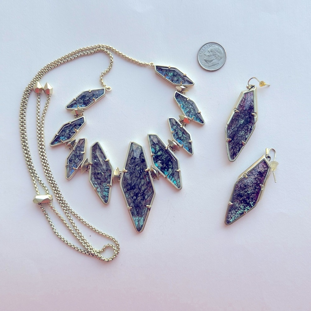 Kendra Scott Statement Necklace & Earrings